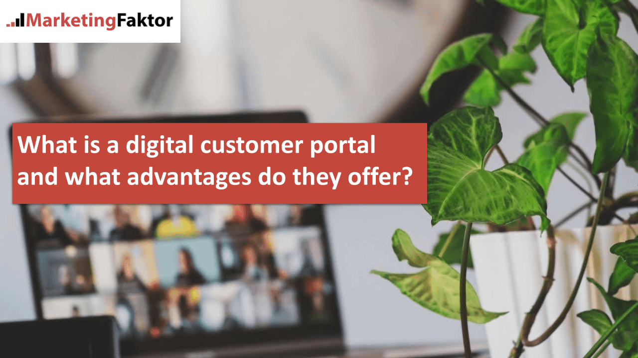 What is a digital customer portal and what advantages do they offer bild