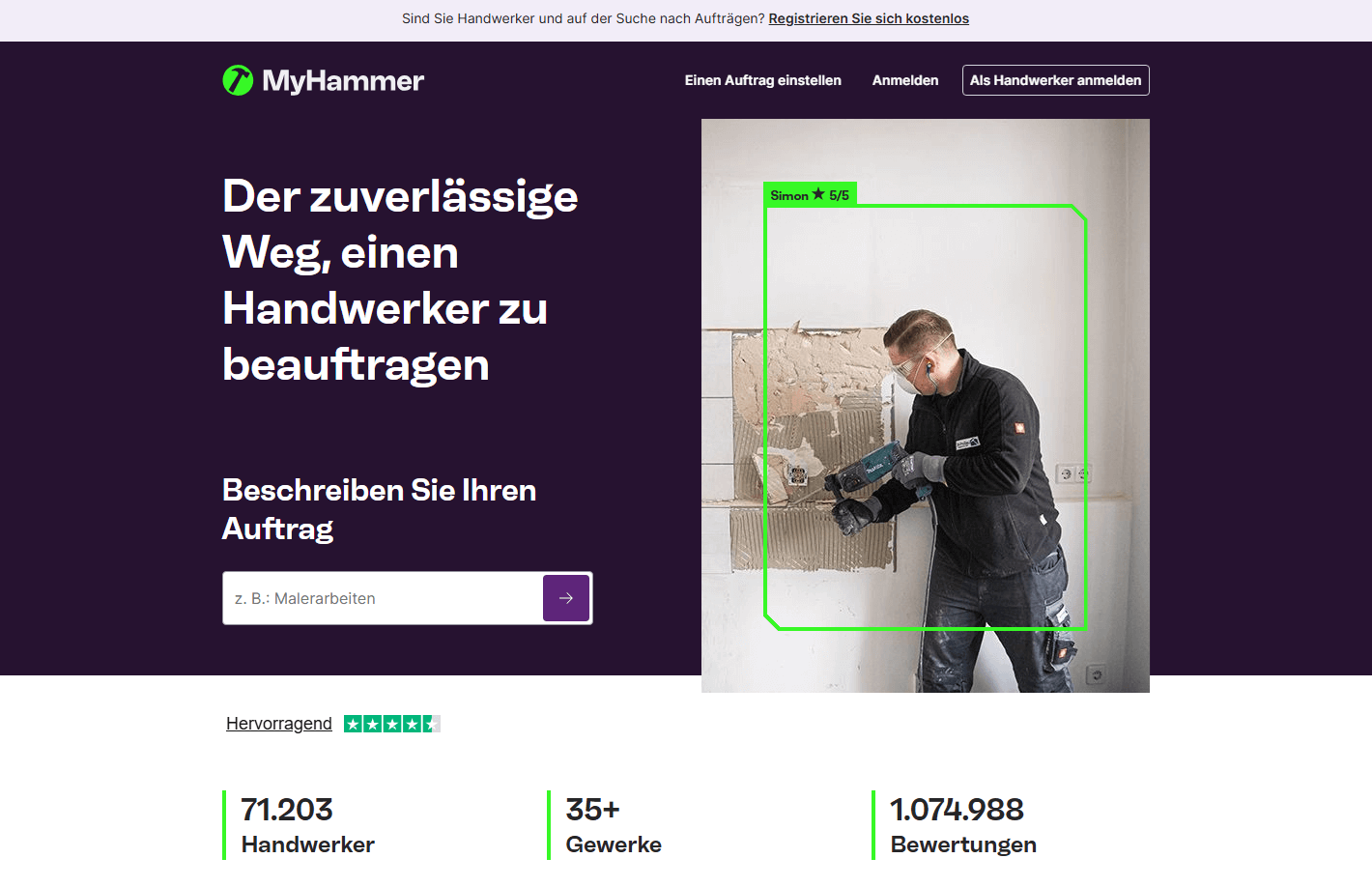 <strong>Dienstleistungen & Handwerk</strong>