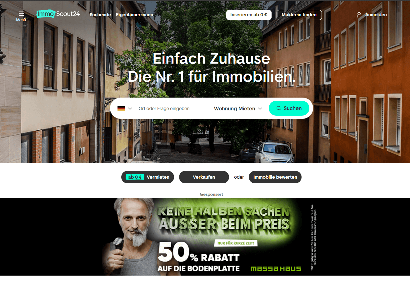 Immobilienportal (Inserate & Suche)