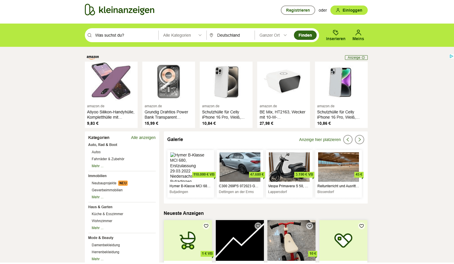 Marktplätze (B2C & B2B)